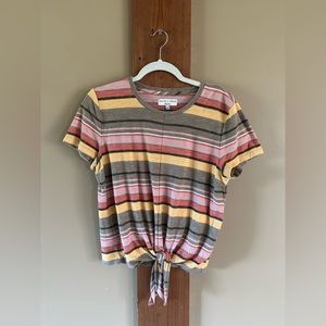 Madewell Texture and Thread Modern Tie Top